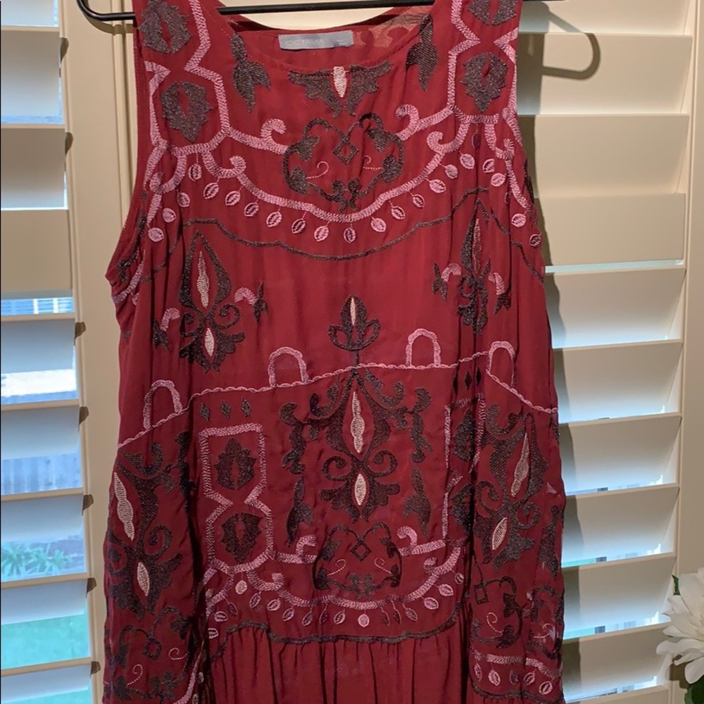 Embroidered tunic.